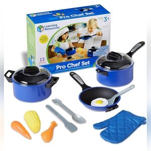 NEW Play Pro Chef Set, Kitchen Toys for Kids, Pretend